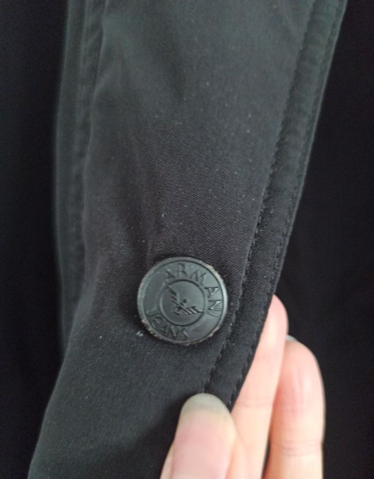 Kurtka damska przejściowa czarna Armani Jeans r. 44