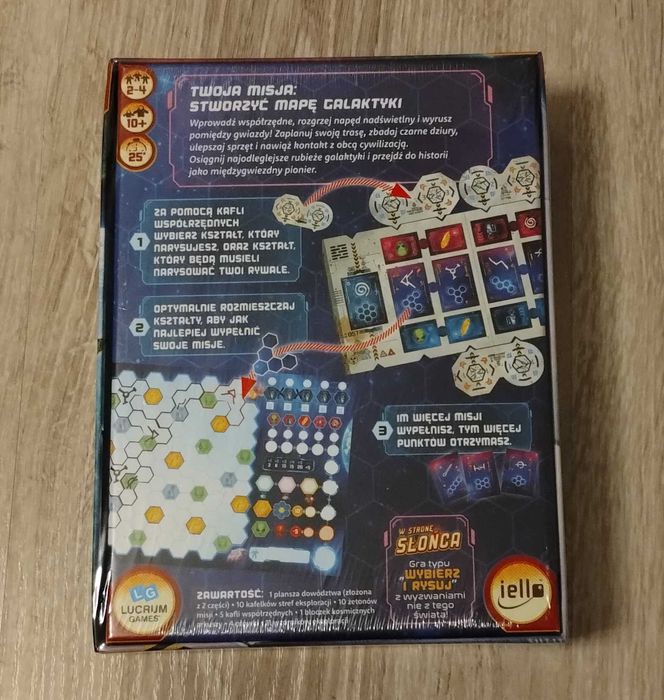 W stronę słońca, gra planszowa, nowa, w folii