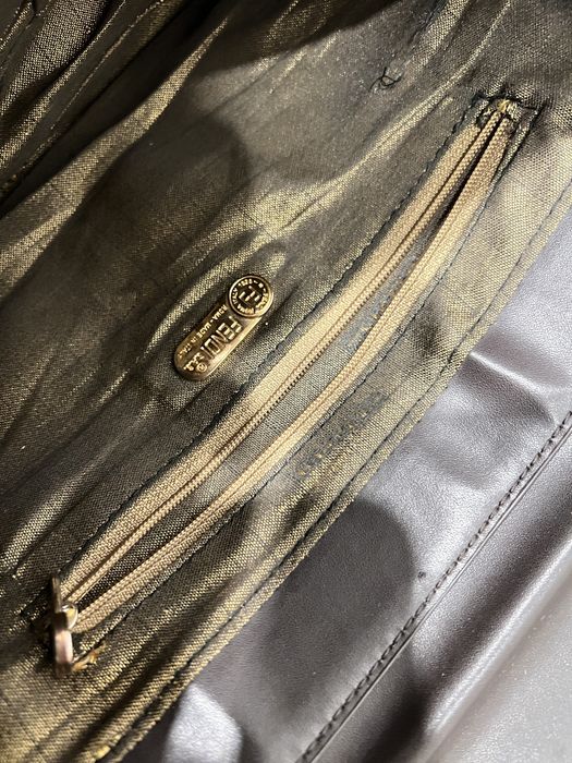 Torebka eko skora canvas brazowa przypomina fendi replika