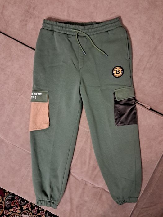 Штаны карго теплые на флисе джогеры L - Xl 34 - 36