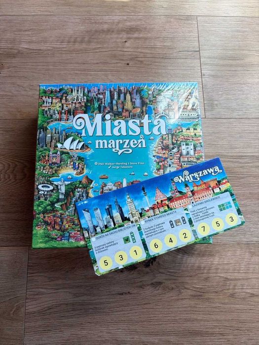 Zafoliowana gra Miasta Marzeń + promo Warszawa/Kraków