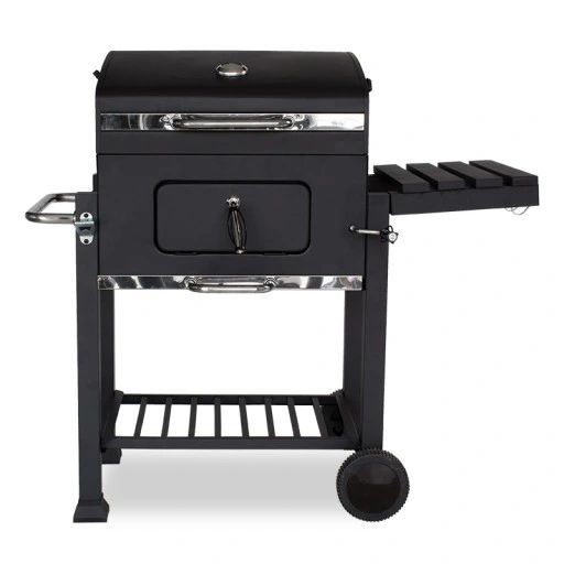 duży grill węglowy. pokrywa z termometrem gw0106