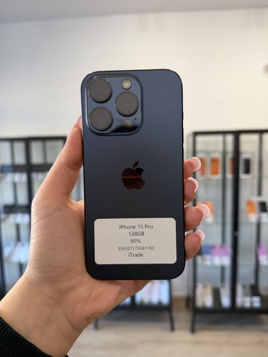 Telefon iPhone 15 PRO 128GB Niebieski Apple Gwarancja iTrade