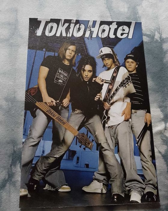 plakat  na płótnie zespołu muzycznego tokio hotel