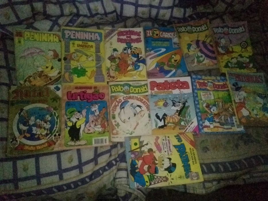 Lote de livros de BD