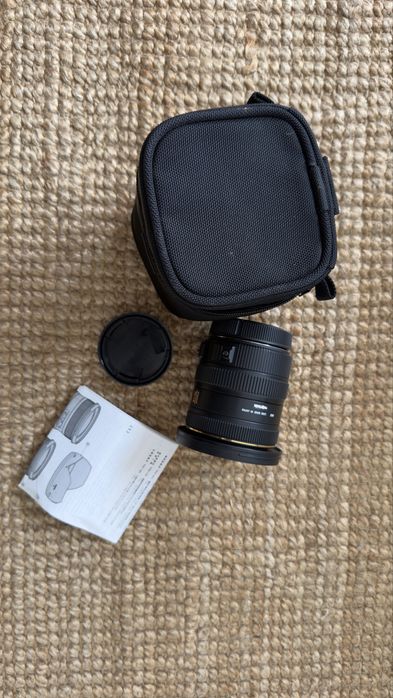 Sigma 10-20mm f/3.5 EX DC HSM Canon — grande angular (ler descrição)