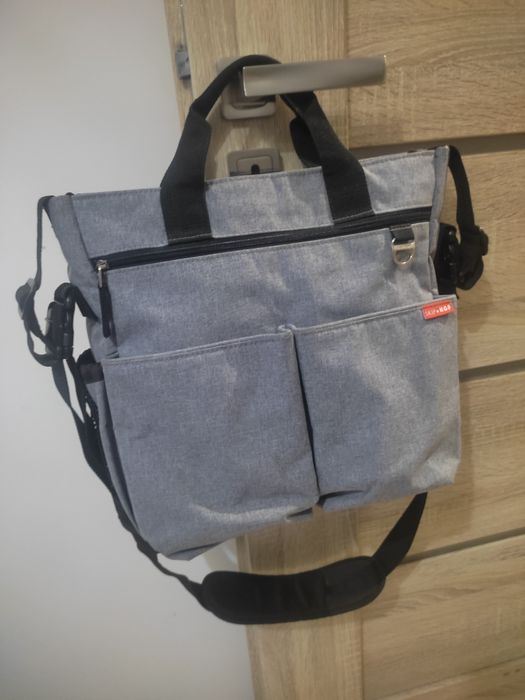 Torba  do wozka skip hop kolor szary w stanie bdb