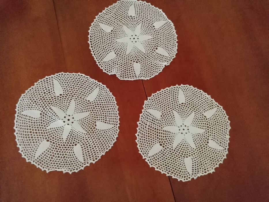 Conjunto de três naperons