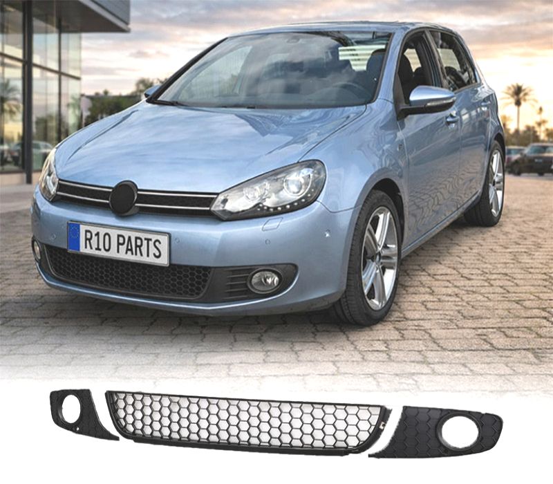GRELHAS PARA-CHOQUE VOLKSWAGEN VW GOLF 6 PRETO