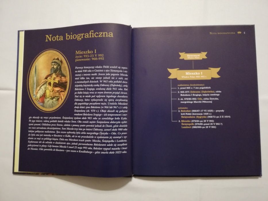 Władcy polski - książki bogato ilustrowane