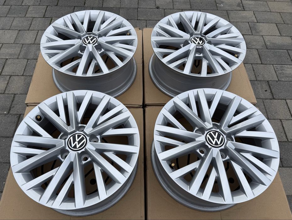 Oryginalne Felgi Volkswagen 16" 5x112 6.5J ET43 T-Roc Touran Passat Golf GTI R-line