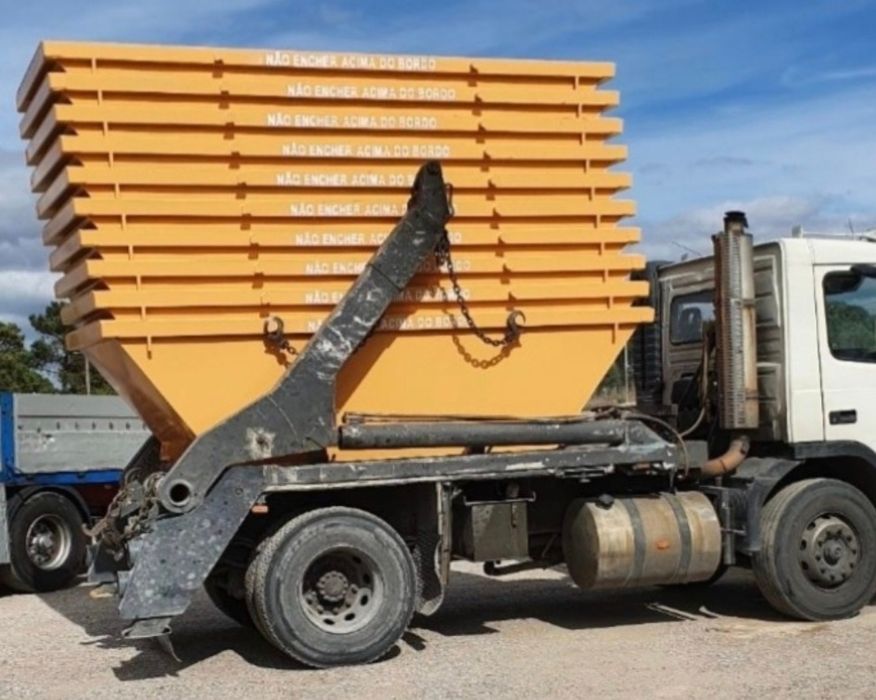 SETÚBAL e LISBOA carrinhas e contentores p/recolha de resíduos de obra