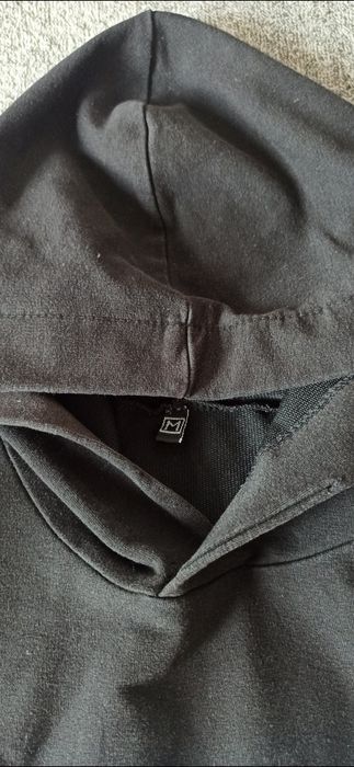 Czarna męska klasyczna bluza basic z kapturem i dużym logiem M Puma