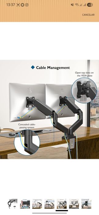 Suporte de 2 monitores