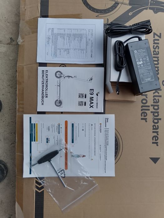 Nowa hulajnoga elektryczna Honeywhale E9-Max. Amortyzacja Silnik 500W.