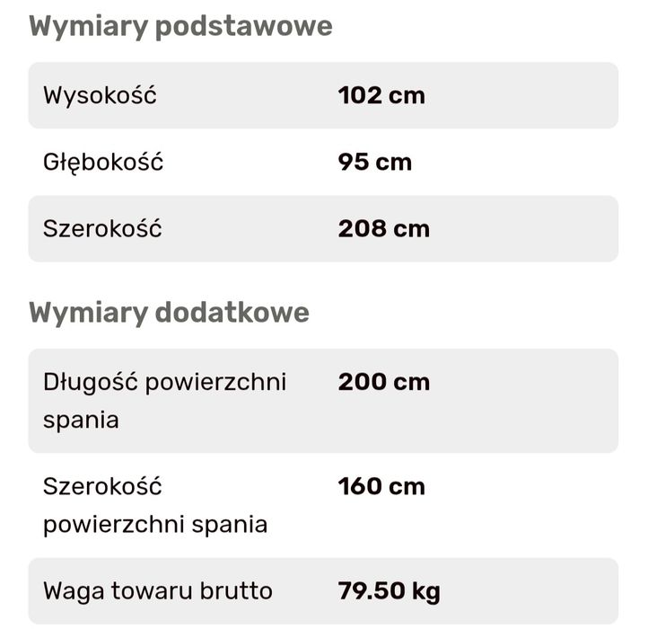 Sofa kanapa piękna granatowa