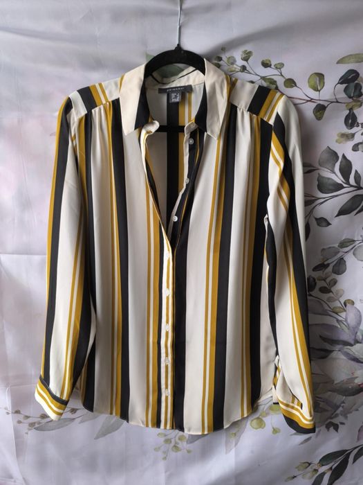 Elegancka koszula Primark w paski • rozmiar 34/36 • jak nowa!