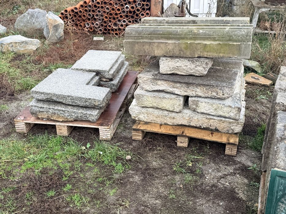 Portal okienny koryta kamienne i inne