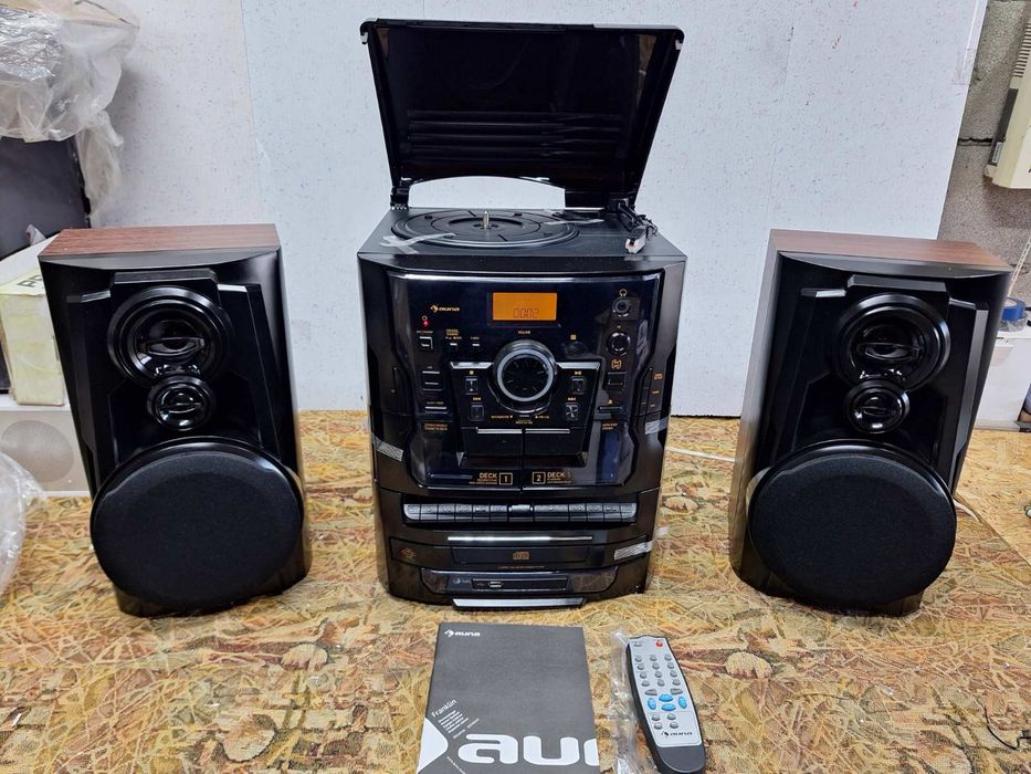 Стереосистема/проигрыватель винила Auna Franklin DAB+USB BT (Германия)