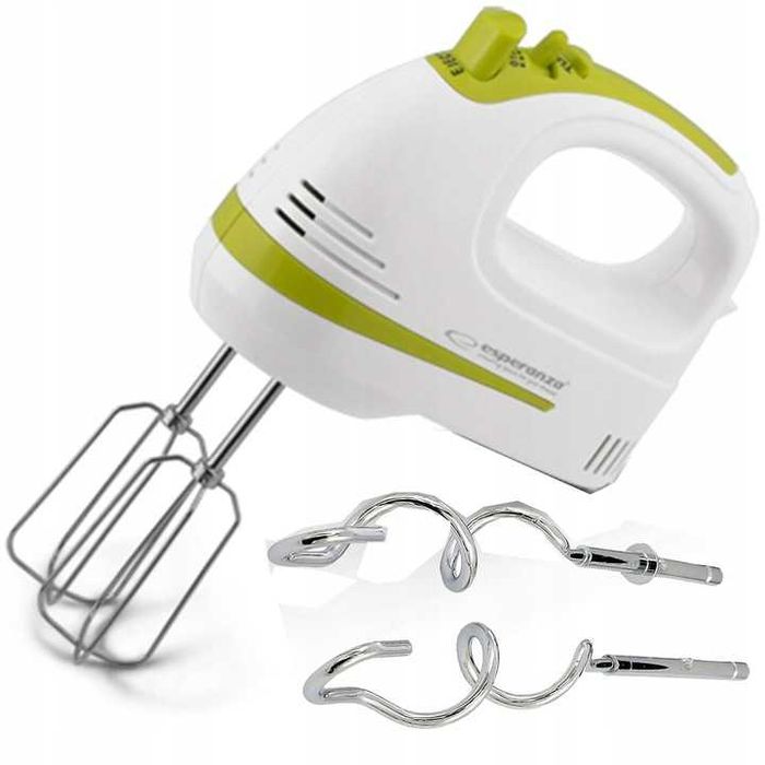 Mikser ręczny 400w robot kuchenny turbo 7 biegów trzepaczki mieszadła