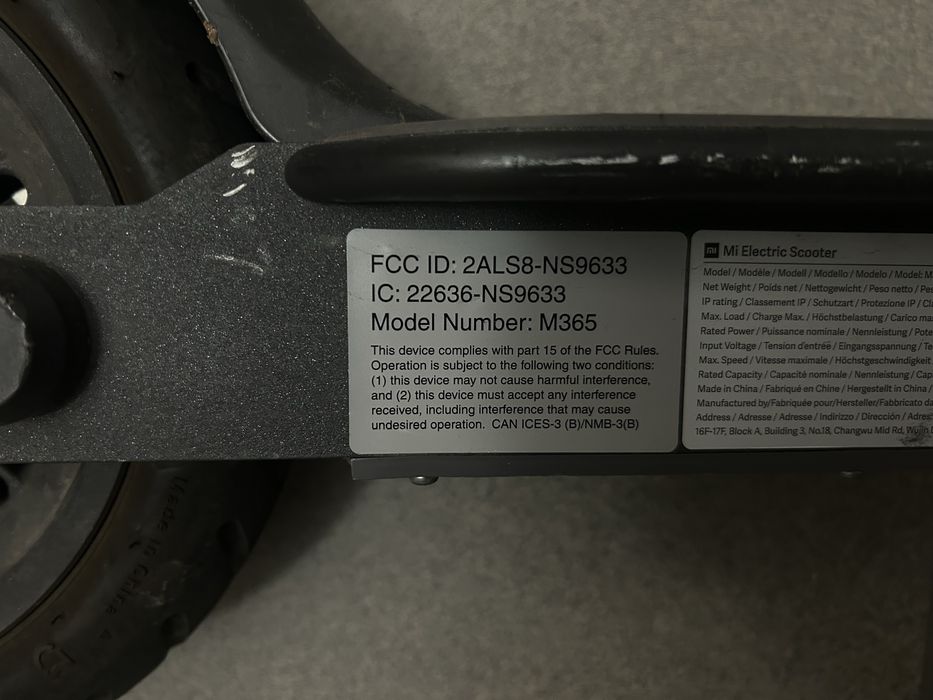 Hulajnoga XIAOMI M365