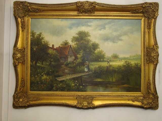 Óleo sobre tela, assinado