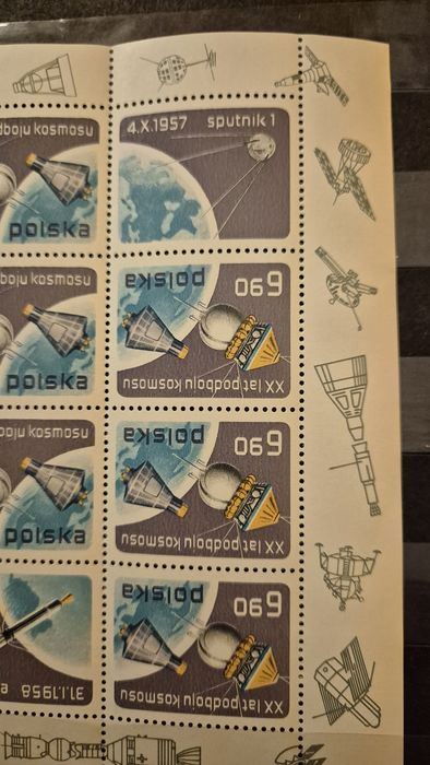 XX lat podboju kosmosu znaczki kolekcjonerskie
