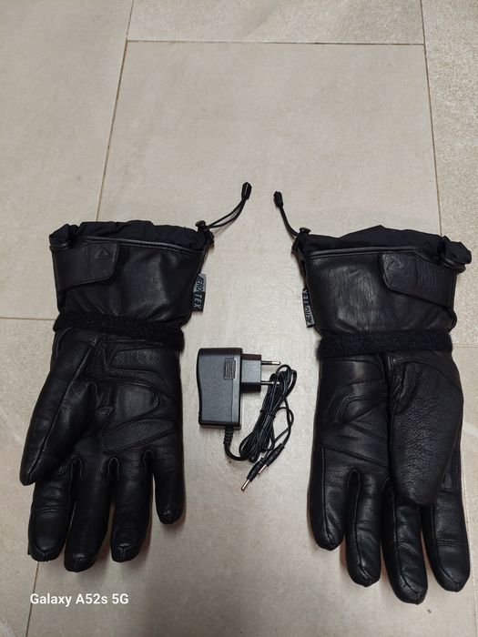 Luvas de moto com bateria