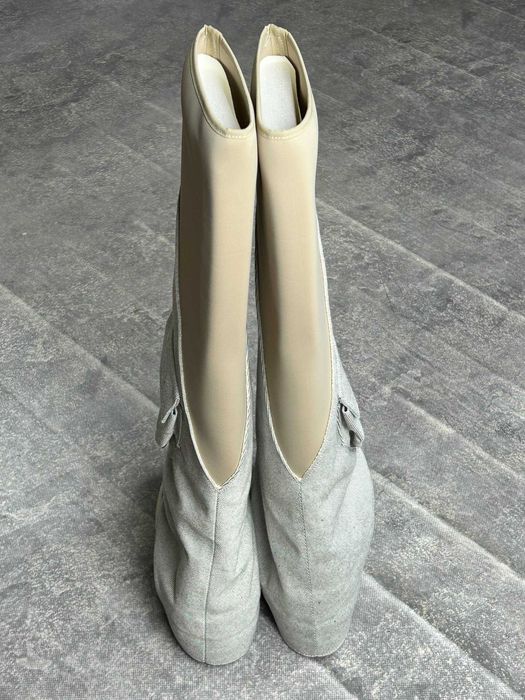 Кеди Rick Owens DRKSHDW Cargo Fetish Sneakers Milk Gray кеды