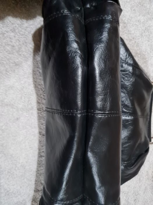 Mala Vintage de pele sintética