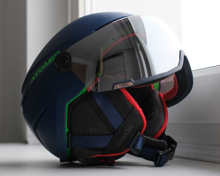 Kask narciarski dziecięcy z wizjerem Atomic Savor Visor Jr XS 48-52cm