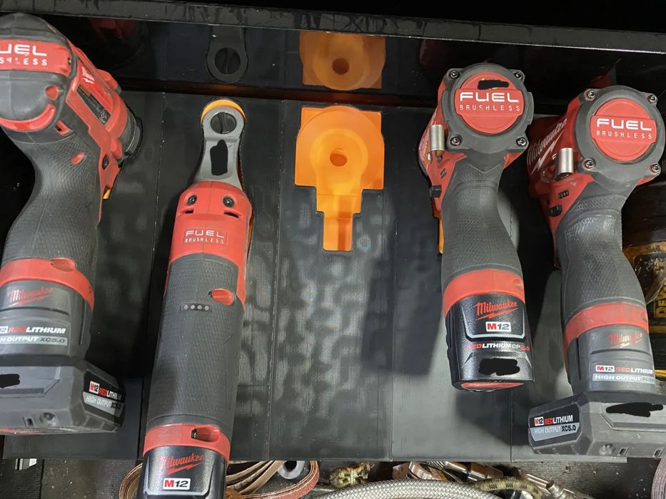 Organizador Ferramentas (Compativel com Milwaukee M12)