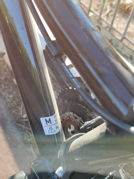 Bicicleta Kross Trans 1.0 black-grey como nova