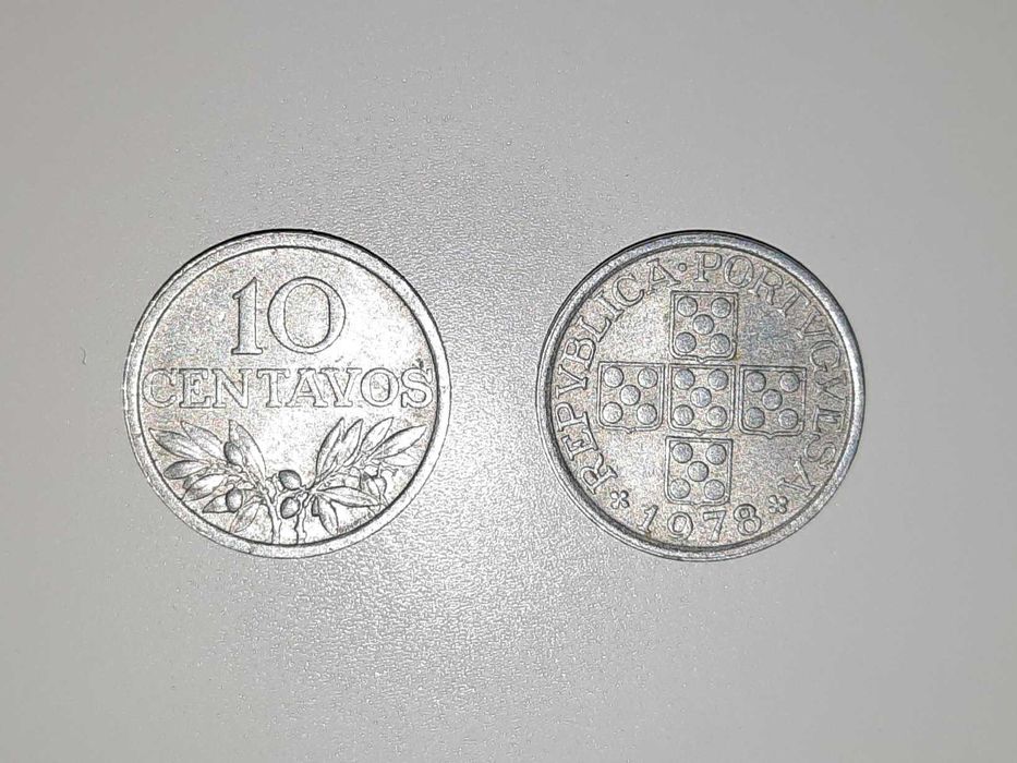 Lote de 85 Moedas - 10 Centavos (1971/1978)