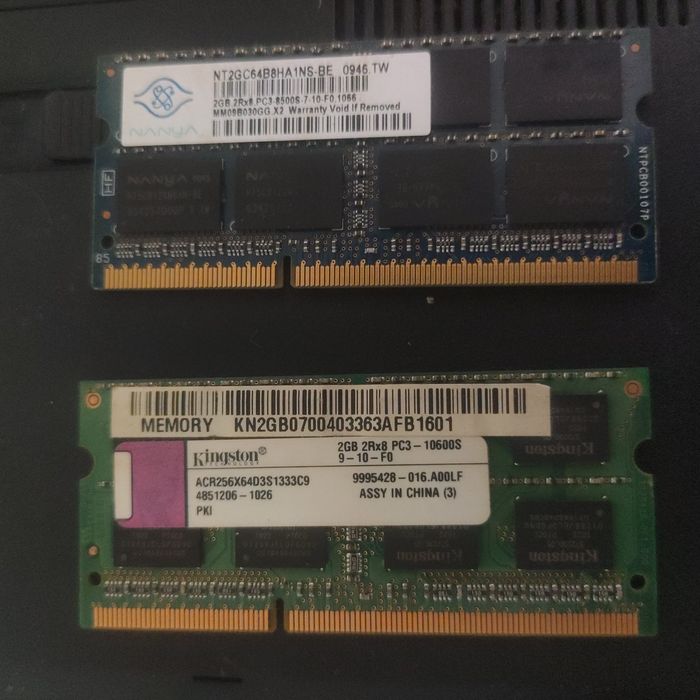 Память оперативка  озу не комп а ноут 2 гб