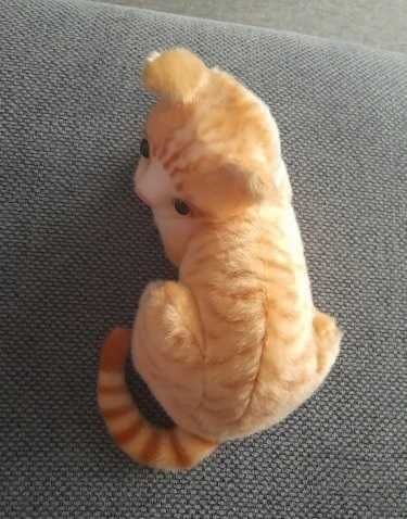 Kot syjamski 26 cm. Realistycznie wyglądający pluszak.