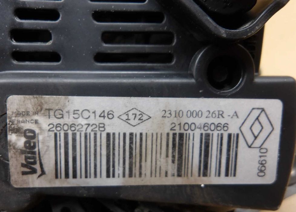 Генератор Рено Меган Кенго Сценик 1.5 1.4 1.6 1.9 2.0 К9К F9Q M9R K7J