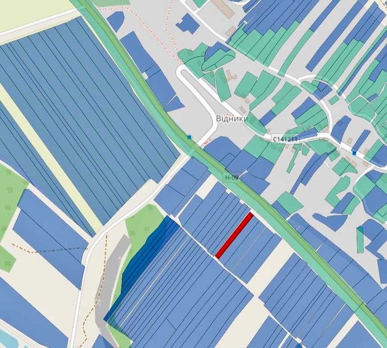 Продаж земельної ділянки с. Відники 15 км. до Львова