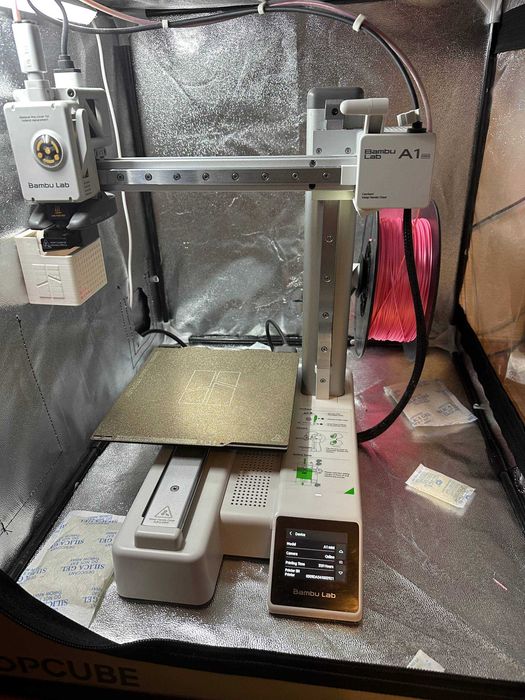 Bambu Lab A1 mini + obudowa (TOPCUBE) | Stan jak nowy | Gwarancja