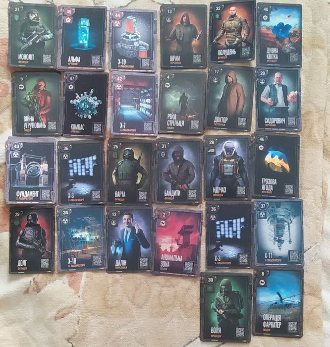 Картки S.T.A.L.K.E.R 2 на обмін
