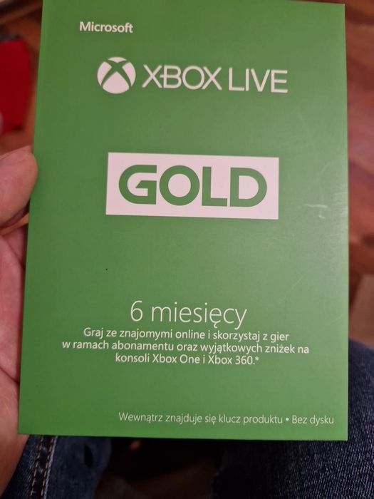Zestaw Xbox Live Gold – 6 Miesięcy + 3 Miesiące Próbne (Z polskiego Media Markt)