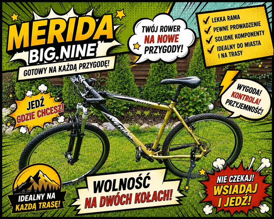 Rower Merida,dla koneserów legendarnej marki