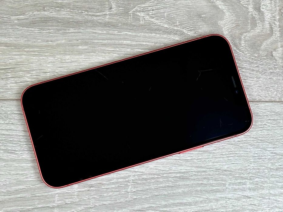 Apple iPhone 12 - 128GB - RED Neverlock 100% АКУМУЛЯТОР №511