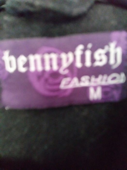 Czarny płaszcz damski M