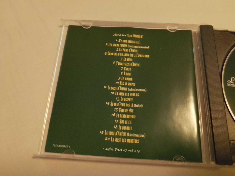 Amelia Amelie Soundtrack Yann Tiersen CD