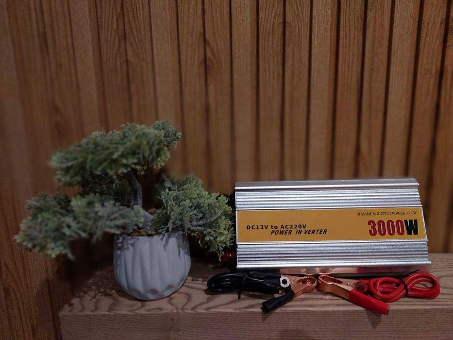 Преобразователь тока 12 220 3000ватт c дисплеем‼️ Инвертор. Інвертор.