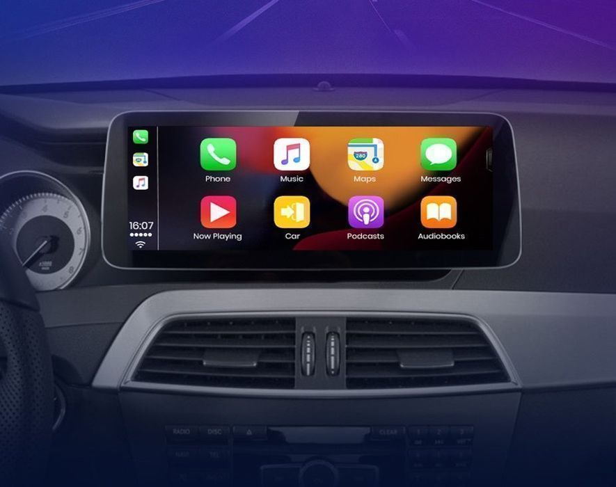 Mercedes C W204 S205 C204 – Radio Android 15 10,25” CarPlay Android Auto 2GB/32GB GPS Nawigacja Stacja Multimedialna WiFi Bluetooth DSP 4G LTE PL