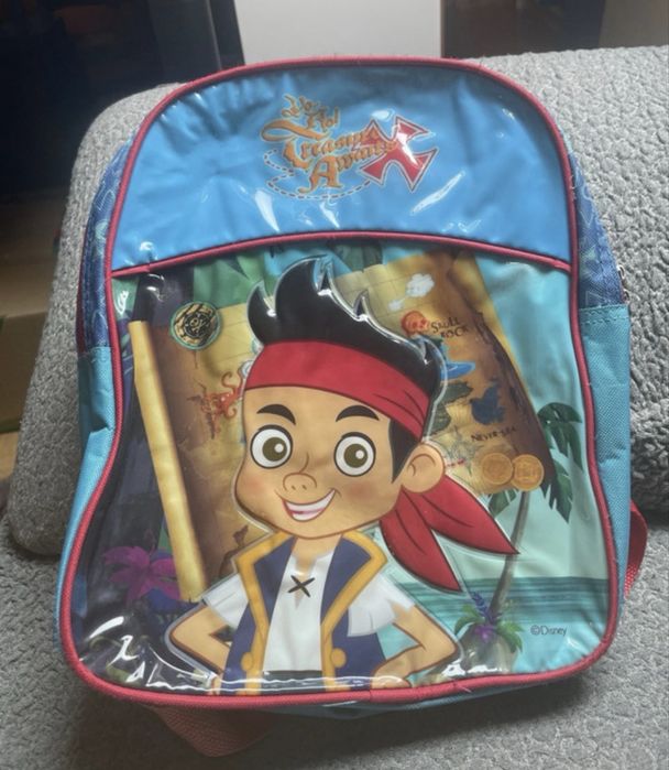 Mochila infantil Jake e os Piratas da Terra do Nunca.