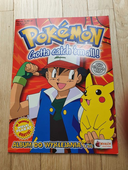 Album Pokemon z naklejkami