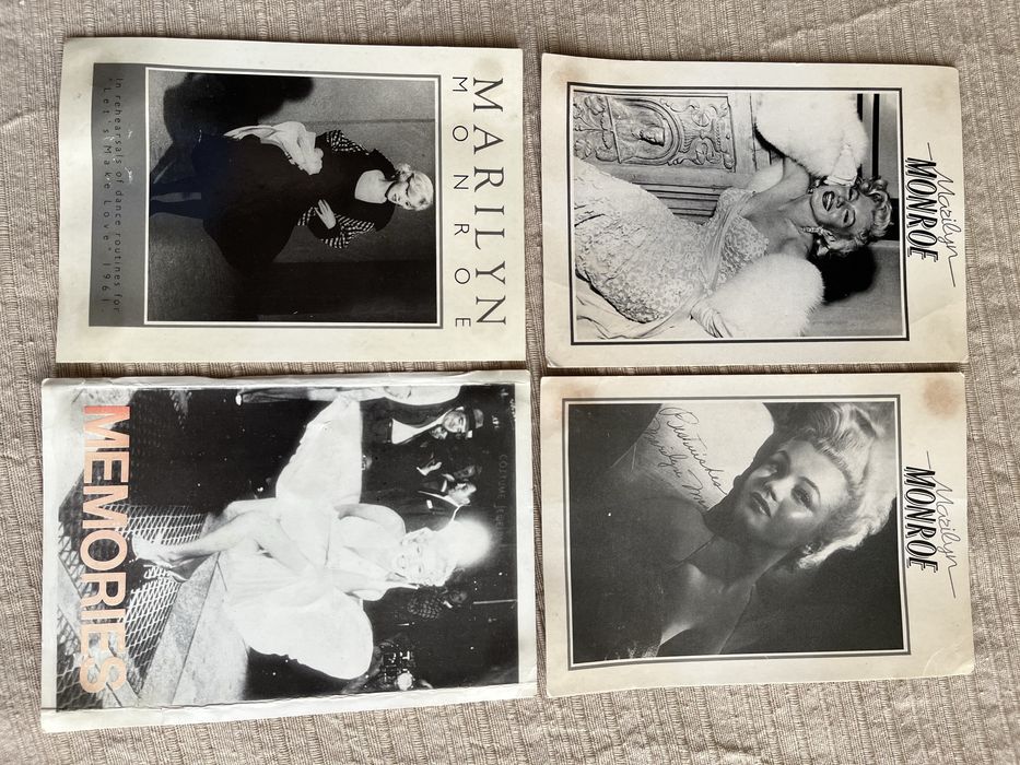 Postais antigos da Marilin Monrroe